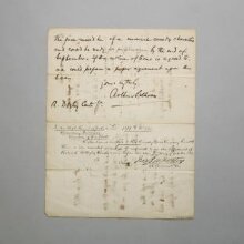 Letter from Arthur Sullivan to Richard D'Oyly Carte thumbnail 1