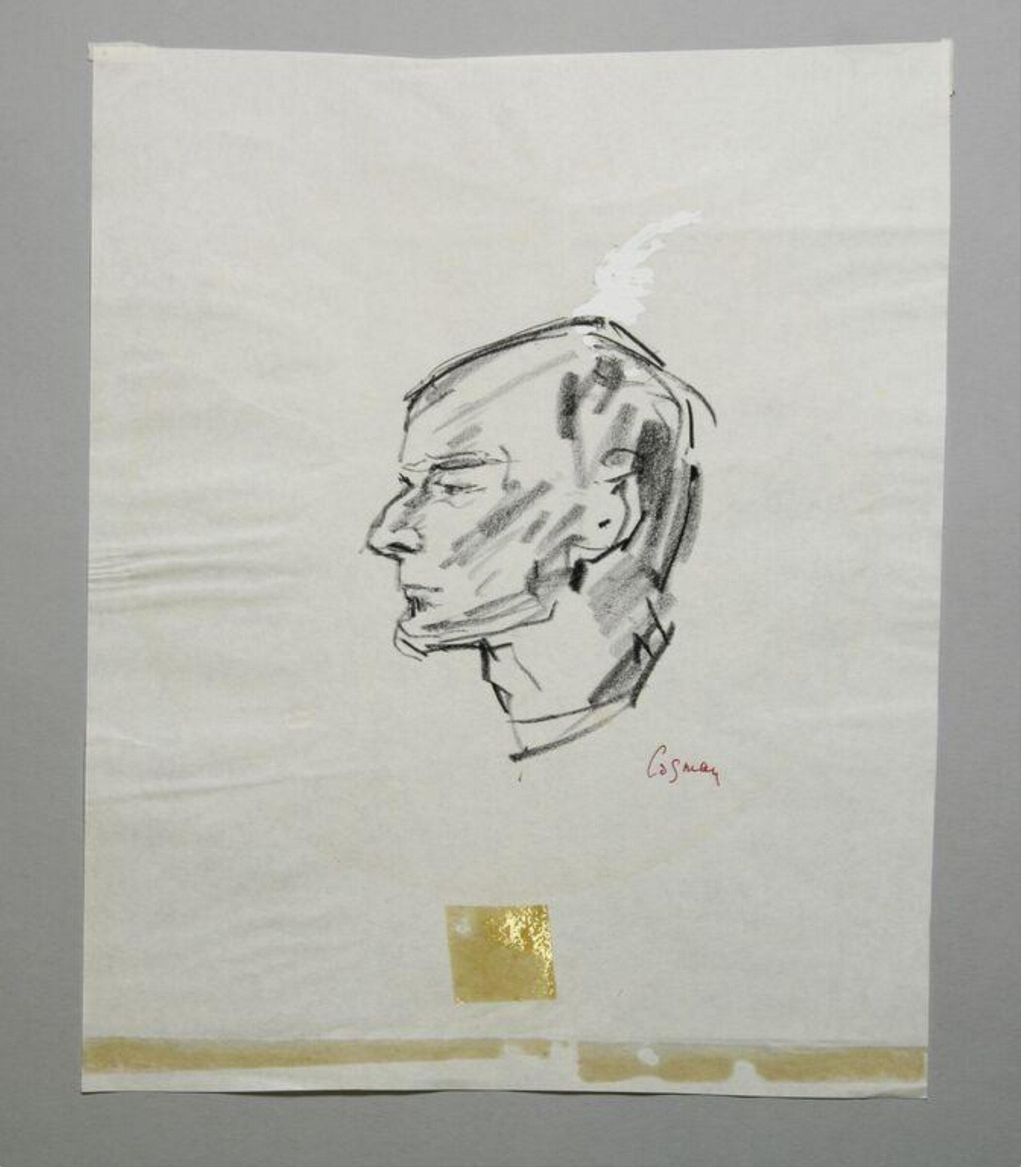 John Gielgud by Milein Cosman, Milein Cosman, ca. 1956
