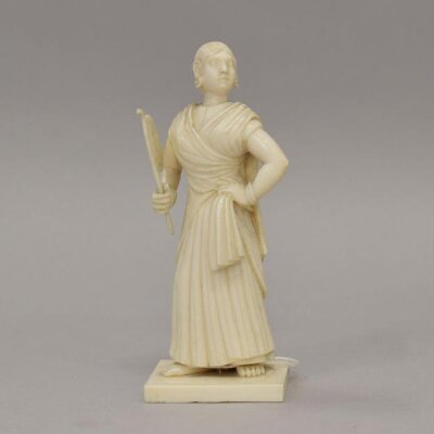 Woman with punkah, 19th century