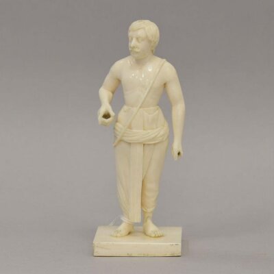 A Brahmin man with bowl, 19th century