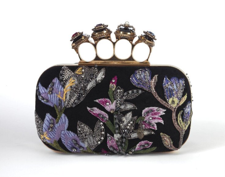 Alexander mcqueen cheap four ring clutch