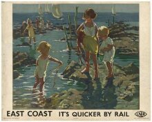 It's Quicker by Rail - East Coast thumbnail 1
