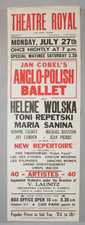 Jan Cobel’s Anglo-Polish Ballet