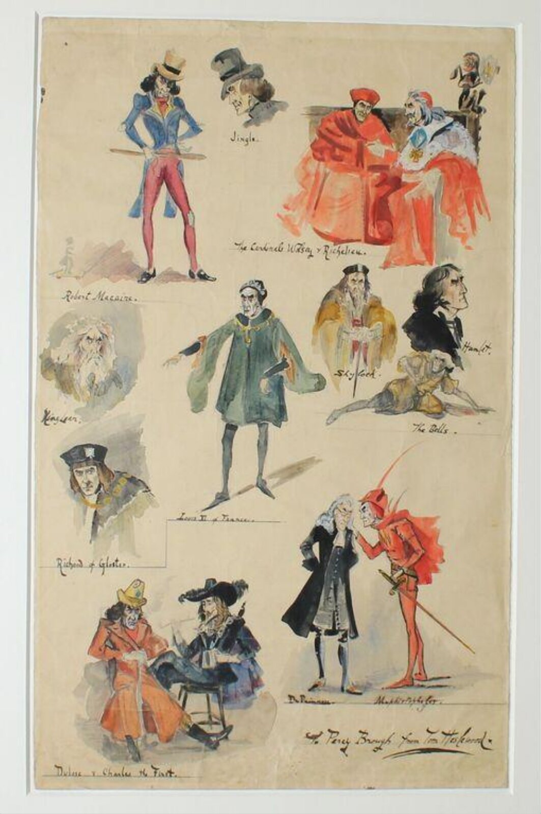 Drawing, Tom Heslewood, early 20th century