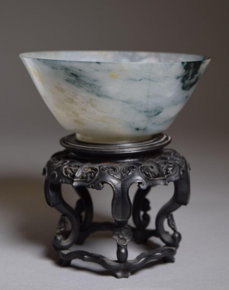 Babylon Bowl on Stand ~ Antique Gold main image 1