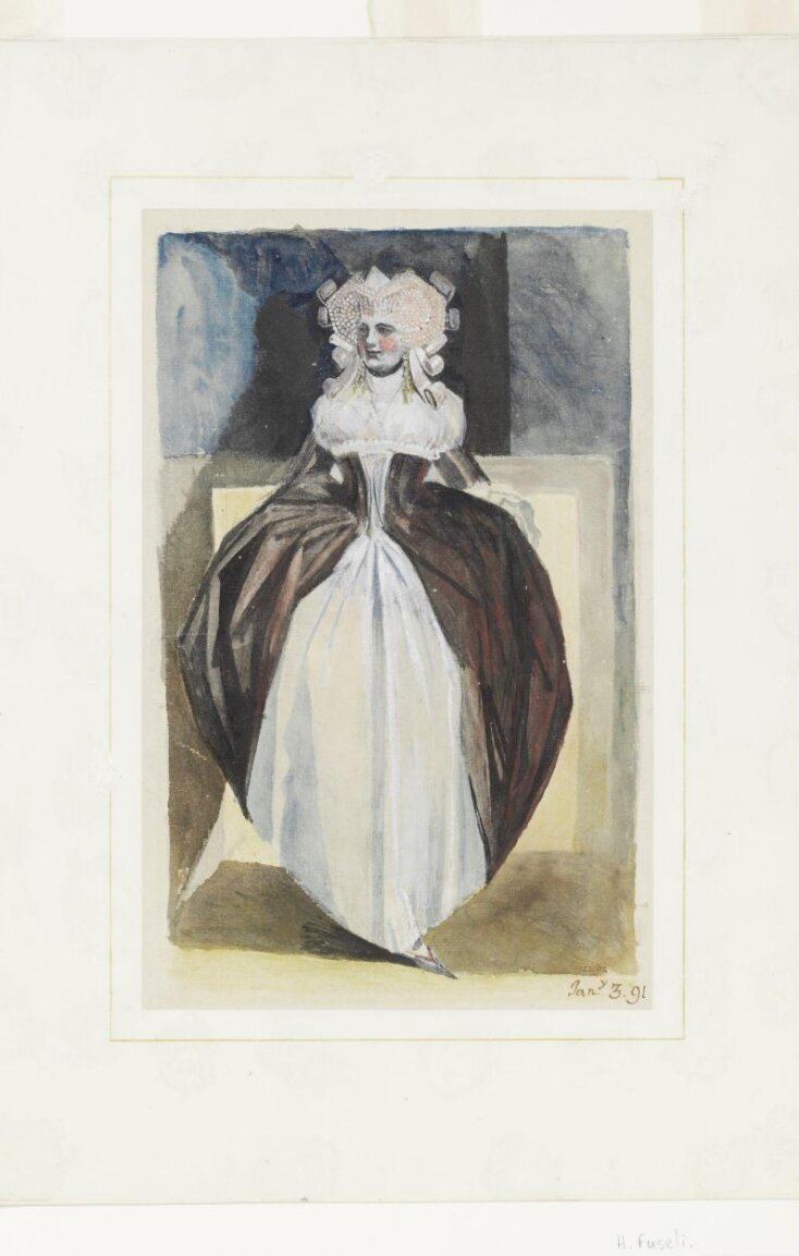Lady in 17th century costume top image