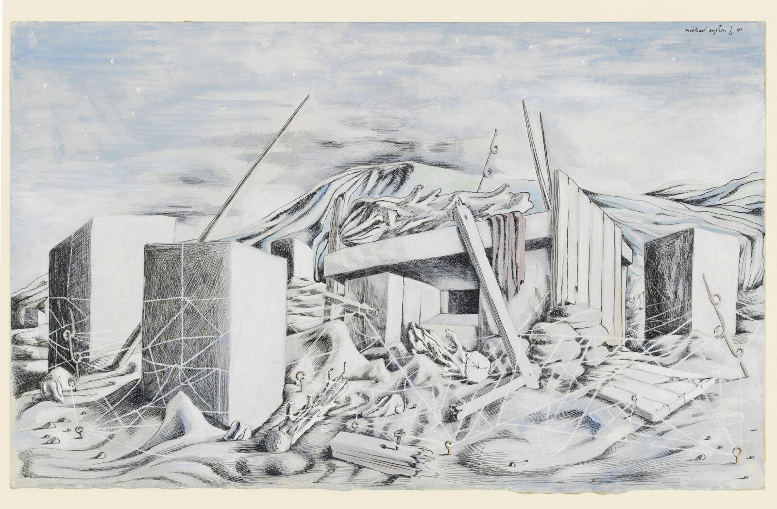 War fortification, Michael Ayrton, 1940