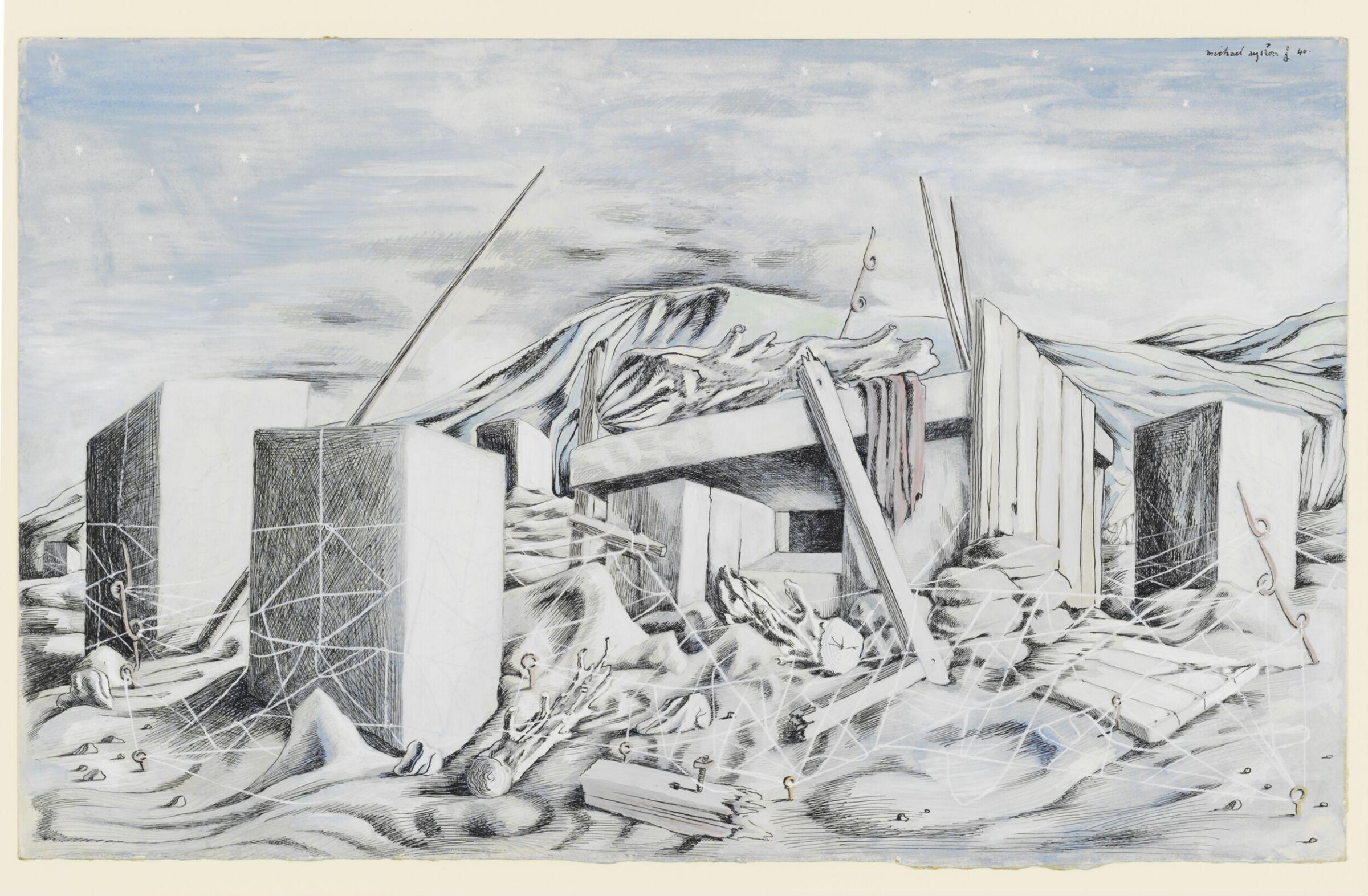 War fortification, Michael Ayrton, 1940