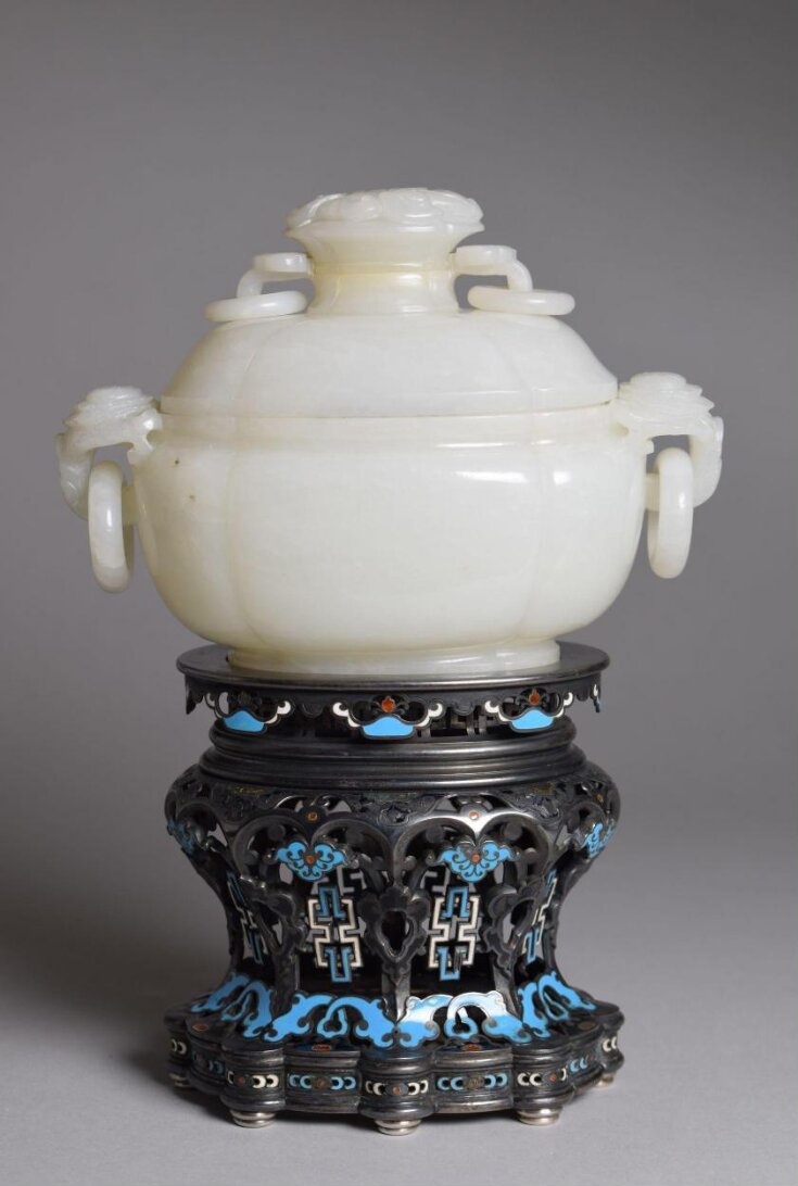 Lidded Bowl and Stand top image