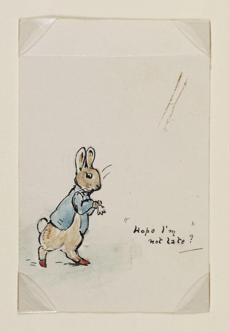 Peter Rabbit place card top image