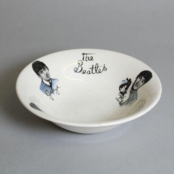 Beatles Ceramic bowl top image
