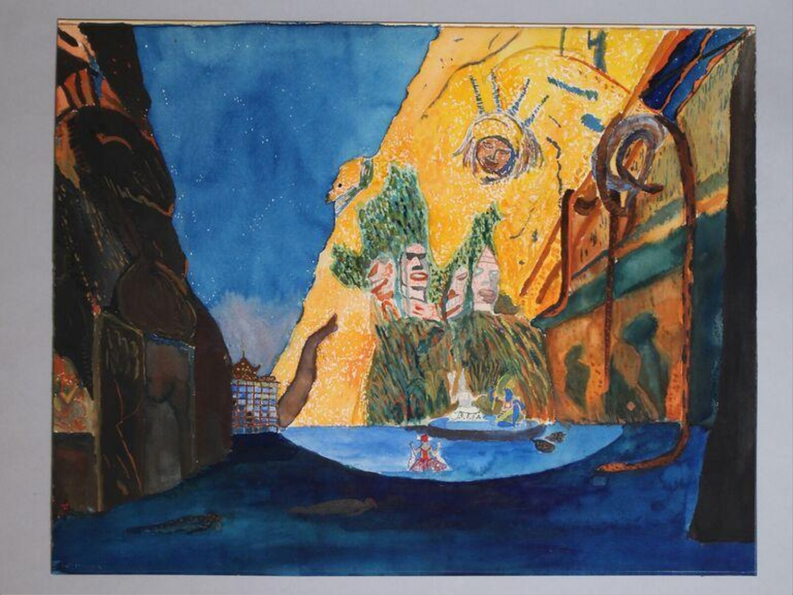 Painting, Cyril William Beaumont, mid 20th century