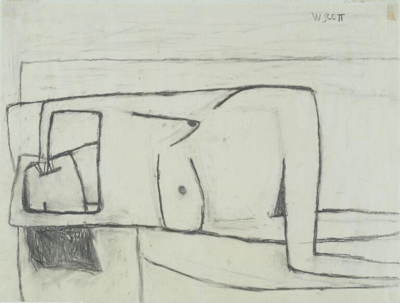 'Reclining Nude', William Scott