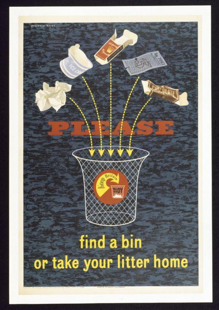 Please find a bin or take your litter home image