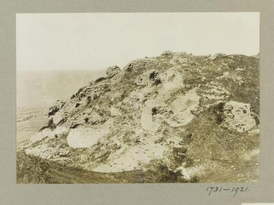 The south-west angle of the Crusader Castel (Apollonia), Arsuf
