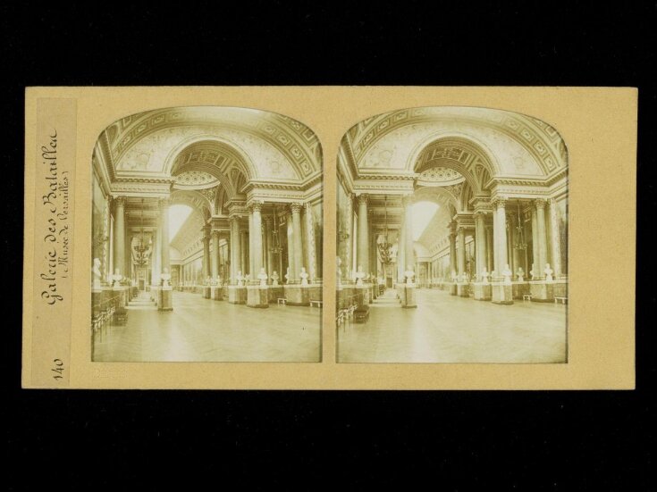Interior view of the Musee de Versailles, Galerie des Balailles top image