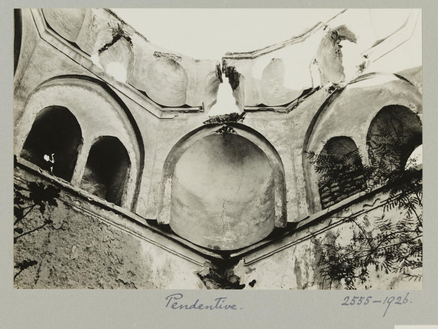 K.A.C. Creswell, Dome pendentive in the Mausoleum of al-Khatuniyya also known as al-Murshidiyya, Damascus