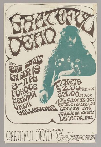 Skull and Roses/Grateful Dead, Oxford Circle, Avalon Ballroom, San  Francisco