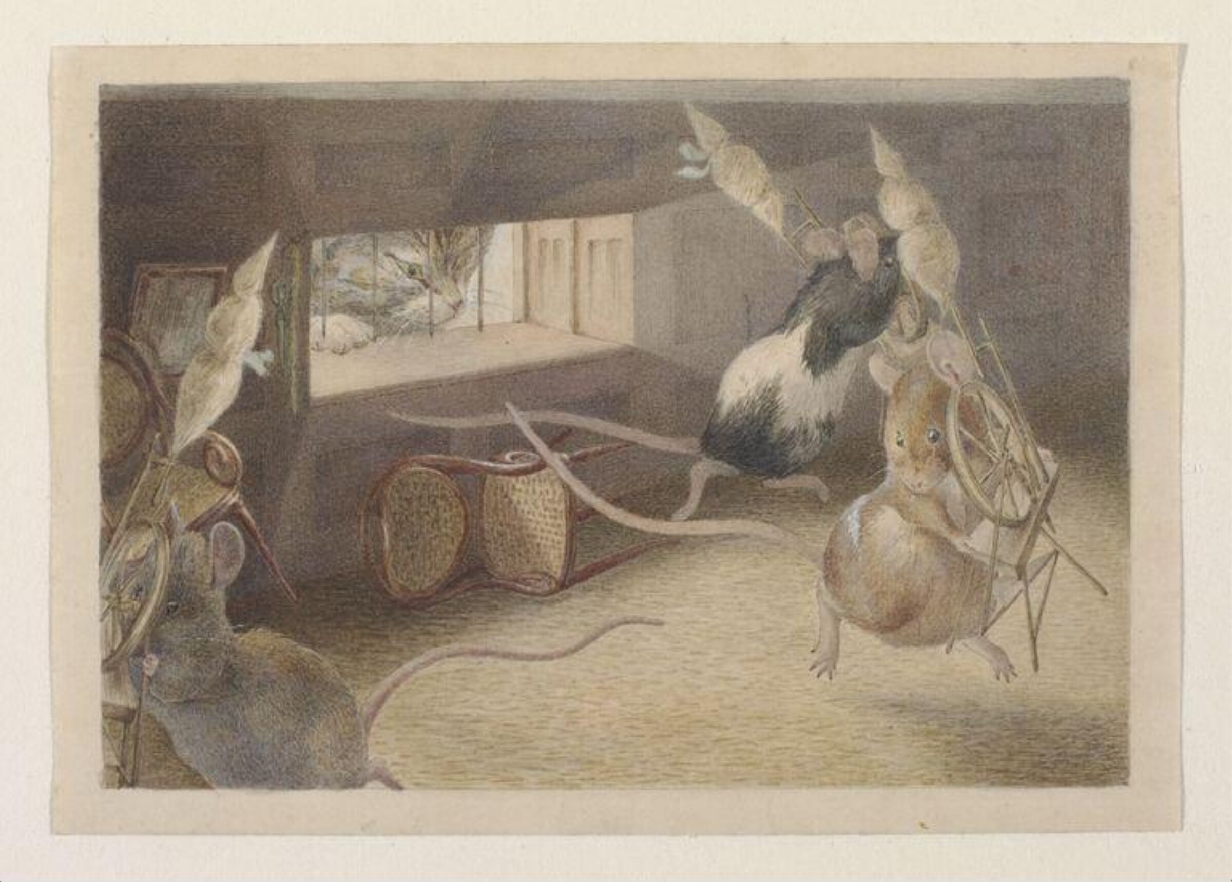 'What are you at, my fine little Men?', Beatrix Potter, ca. 1892