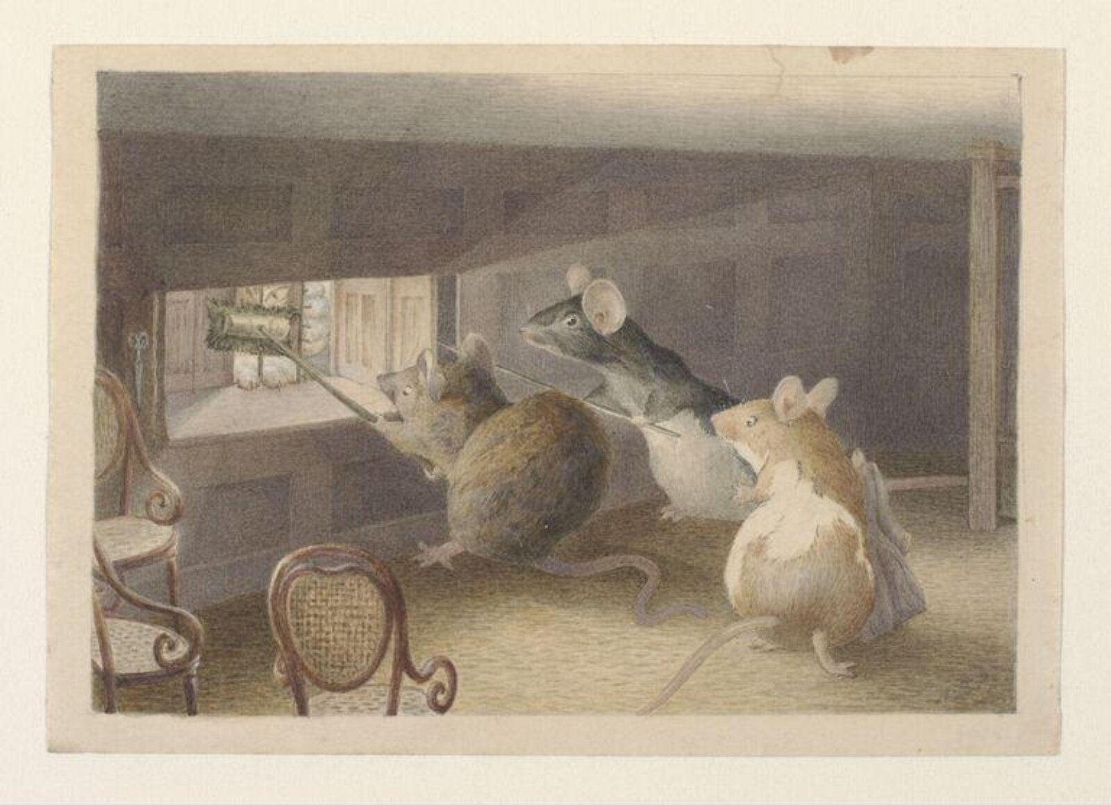 'Shall I come in, and cur off your threads?', Beatrix Potter, ca. 1892