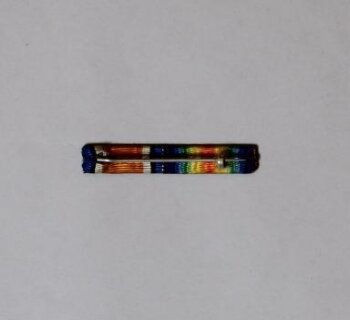 World War I medal ribbon bar belonging to Mrs Gabrielle Enthoven