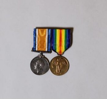 World War I medals belonging to Mrs Gabrielle Enthoven