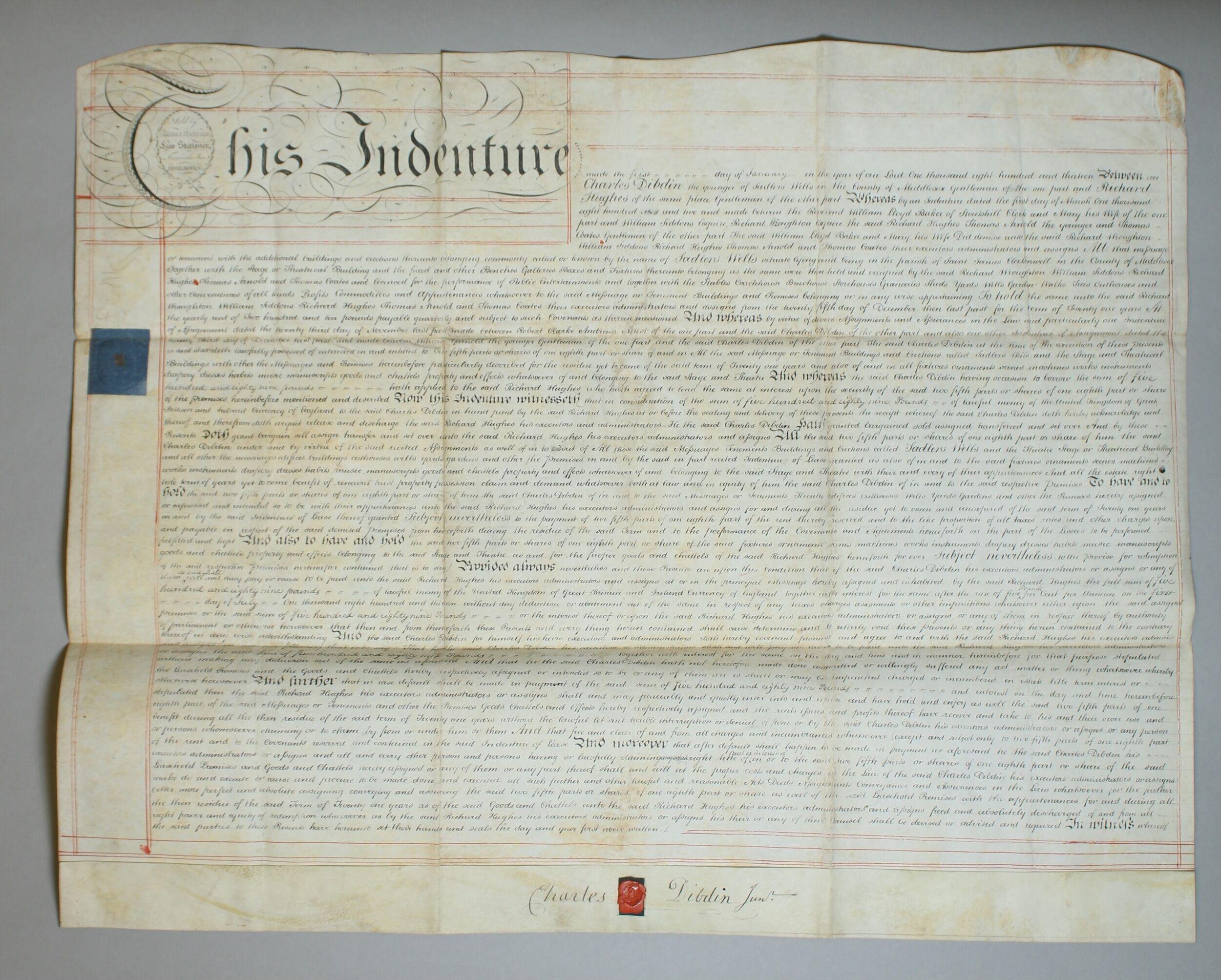Agreement by Dancer, James