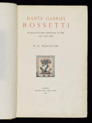 Dante Gabriel Rossetti: an illustrated memorial of his art and life