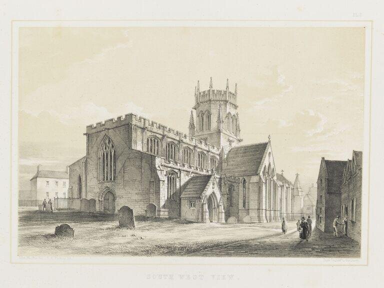 Views of the church of St. Mary at Stafford