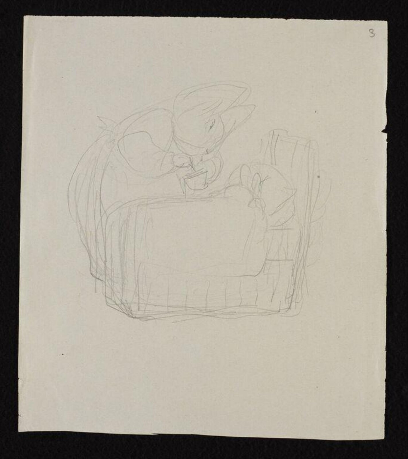drawing, Beatrix Potter, 1900-1
