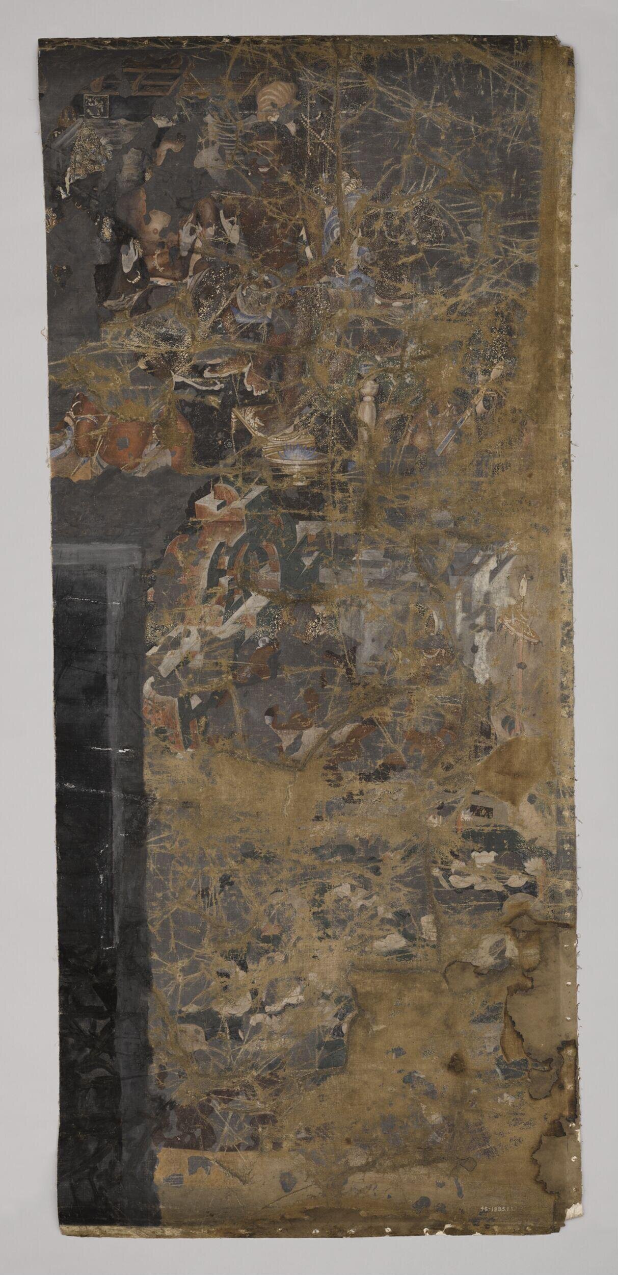 copy of painting in the caves of Ajanta (cave 2)
