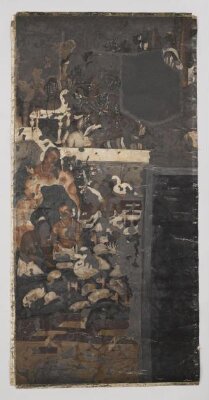 Copy of painting in the caves of Ajanta (Cave 2)