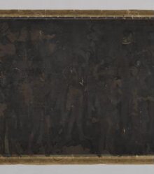 Copy of painting in the caves of Ajanta (Cave 19) thumbnail 1