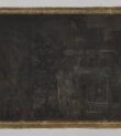 Copy of painting in the caves of Ajanta (Cave 19) thumbnail 2
