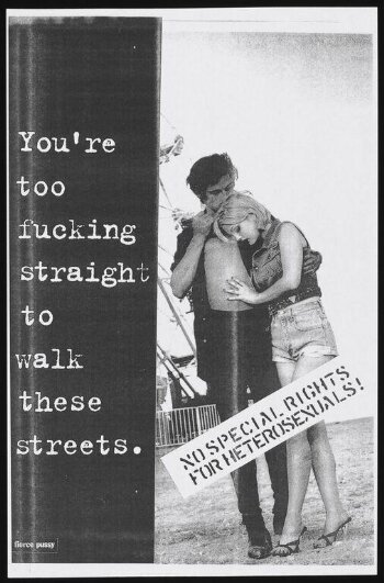 You're too fucking straight to walk these streets