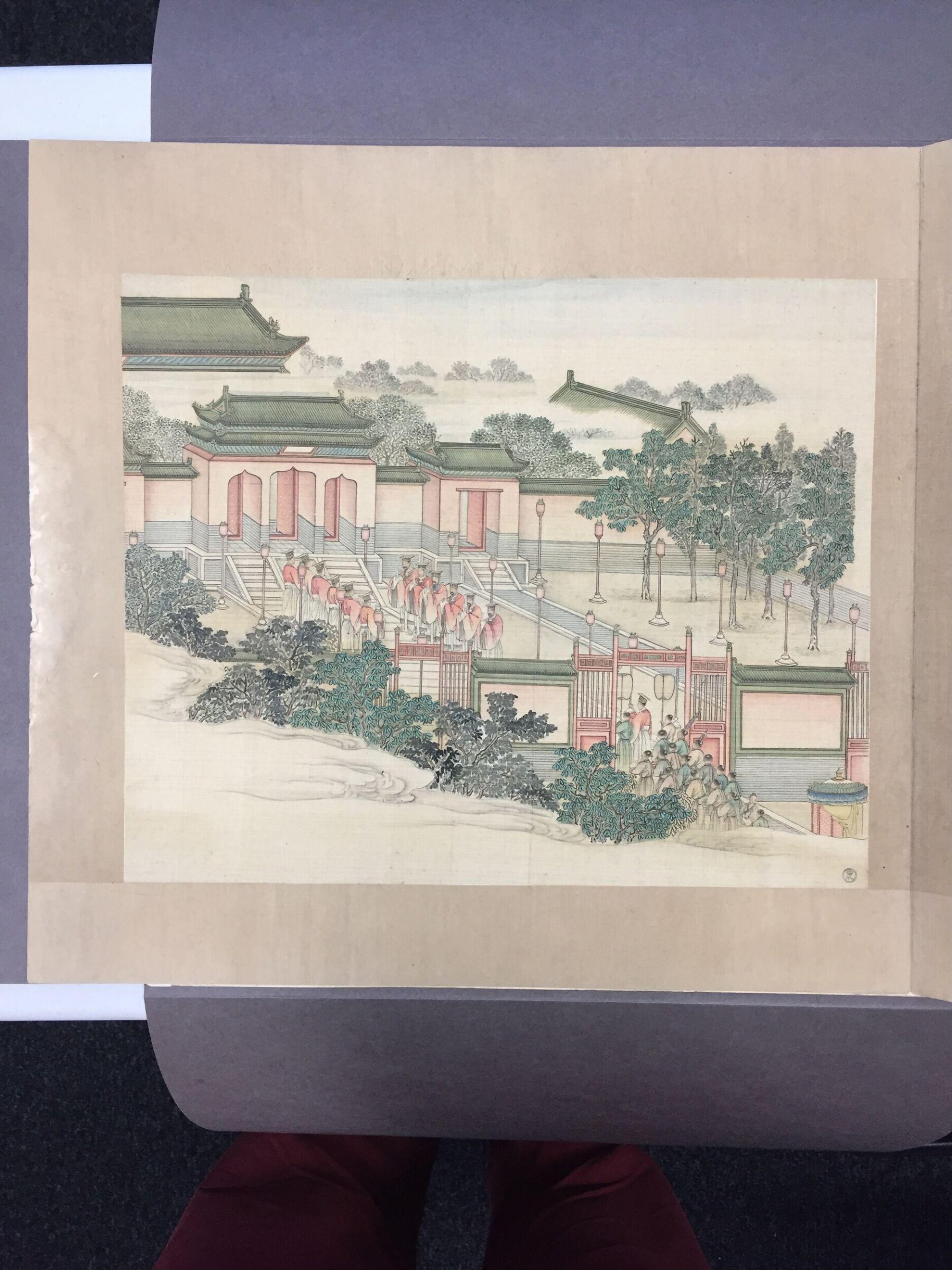 The Illustration of the Decade of Qing Miao, the Odes of Zhou, the Classic of Odes, Lu Zhan, 1736-1795
