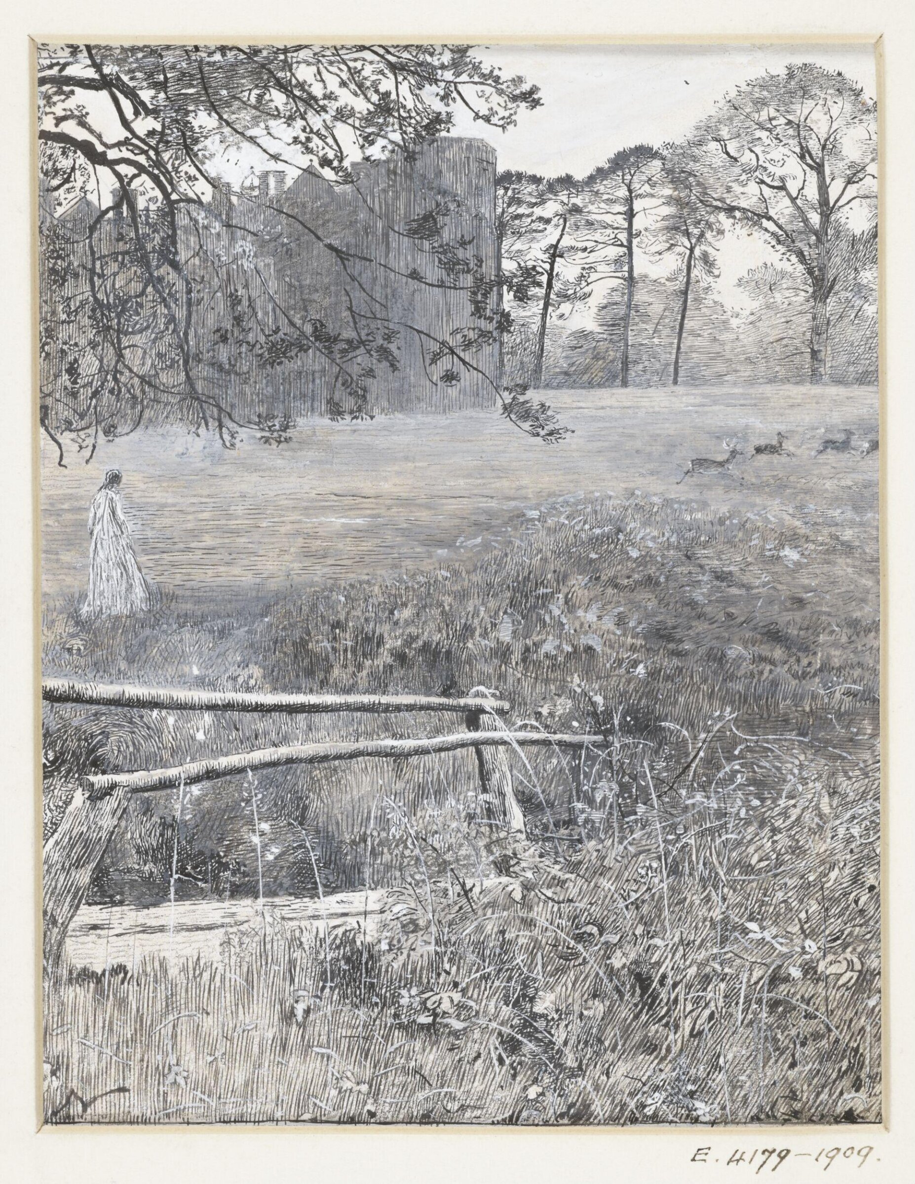 Drawing, John William North, 1866