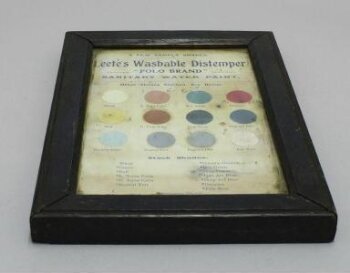 Colour chart for paint by A. Leete & Co.