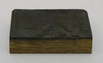 Printing block used by paint manufacturers, A. Leete & Co.