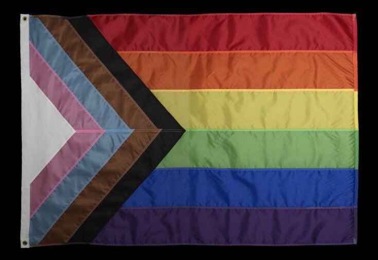 Progress Pride flag top image