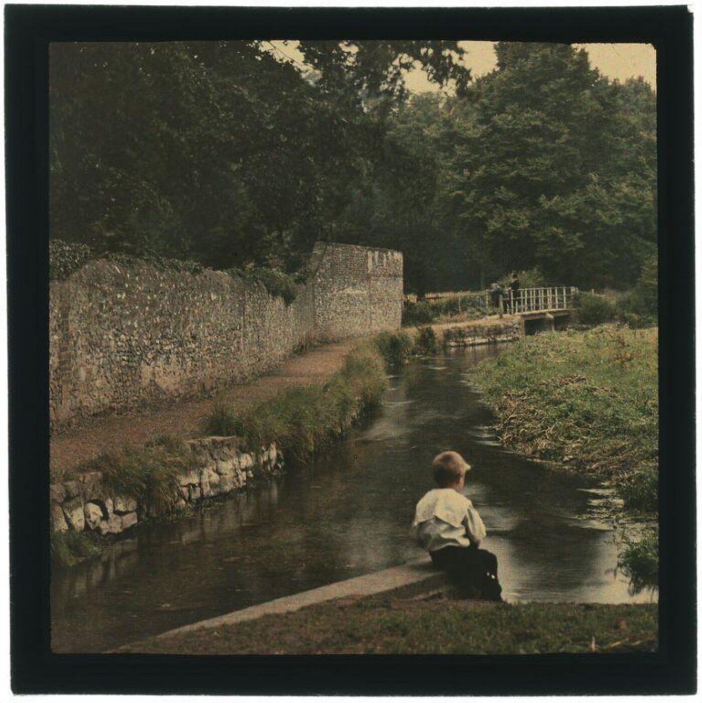 Unknown, Boy near river
