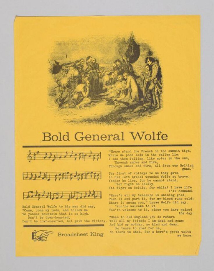 Bold General Wolfe image