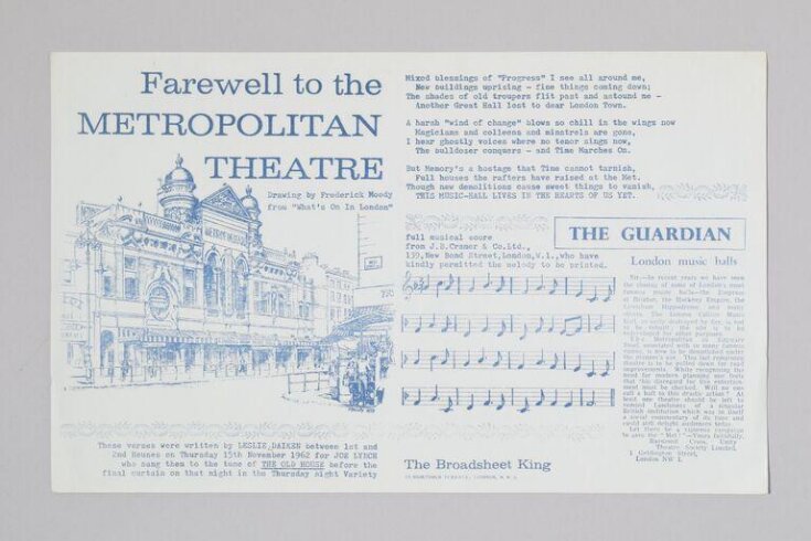 Farewell to the Metropolitan Theatre top image