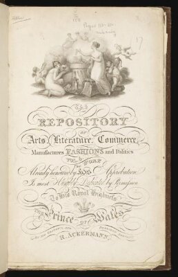 The Repository of arts, literature, commerce, manufactures, fashions and politics