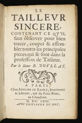 Le tailleur sincere