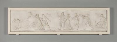 'Shakespeare' from the 'Modern Drama' on the theatre at Covent Garden, John Flaxman, 1809