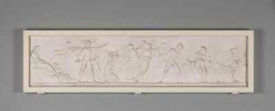 Frieze representing Milton from the Modern Drama on the theatre at Covent Garden, John Flaxman, 1809