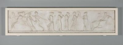 Frieze representing Greek Comedy from the ancient drama on the theatre at Covent Garden, John Flaxman, 1809