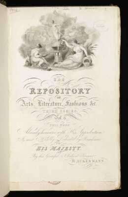 Repository of arts, literature, fashions &c., vol. 6