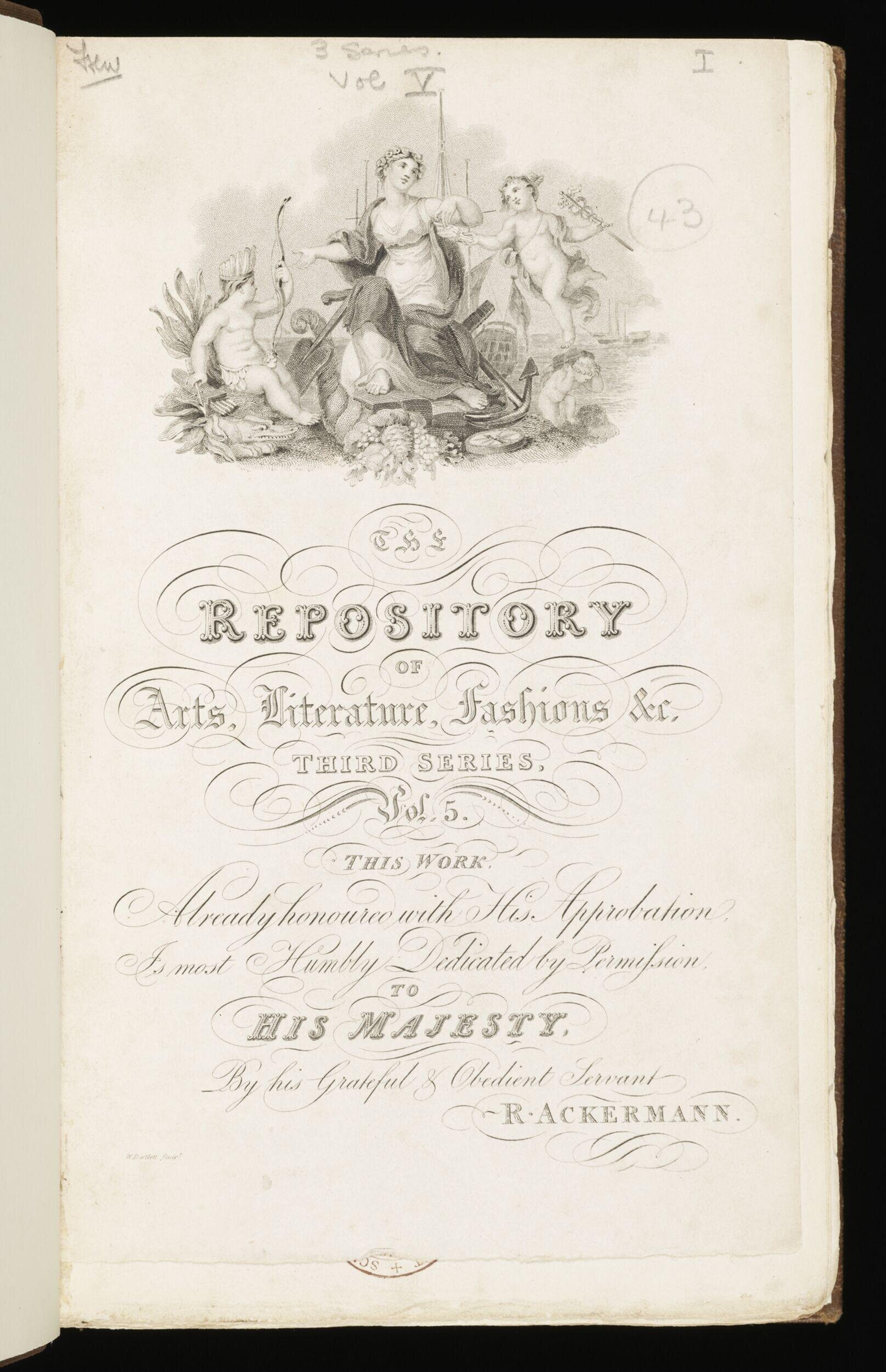 Repository of arts, literature, fashions &c.